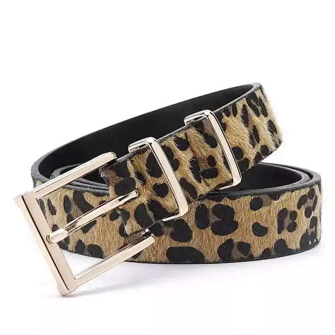Women Leopard Dress Belt
