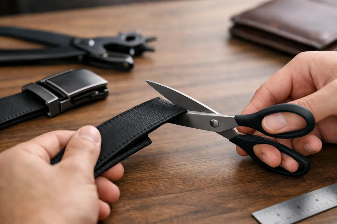 Slide Belt Trimming Guide for a Clean Fit