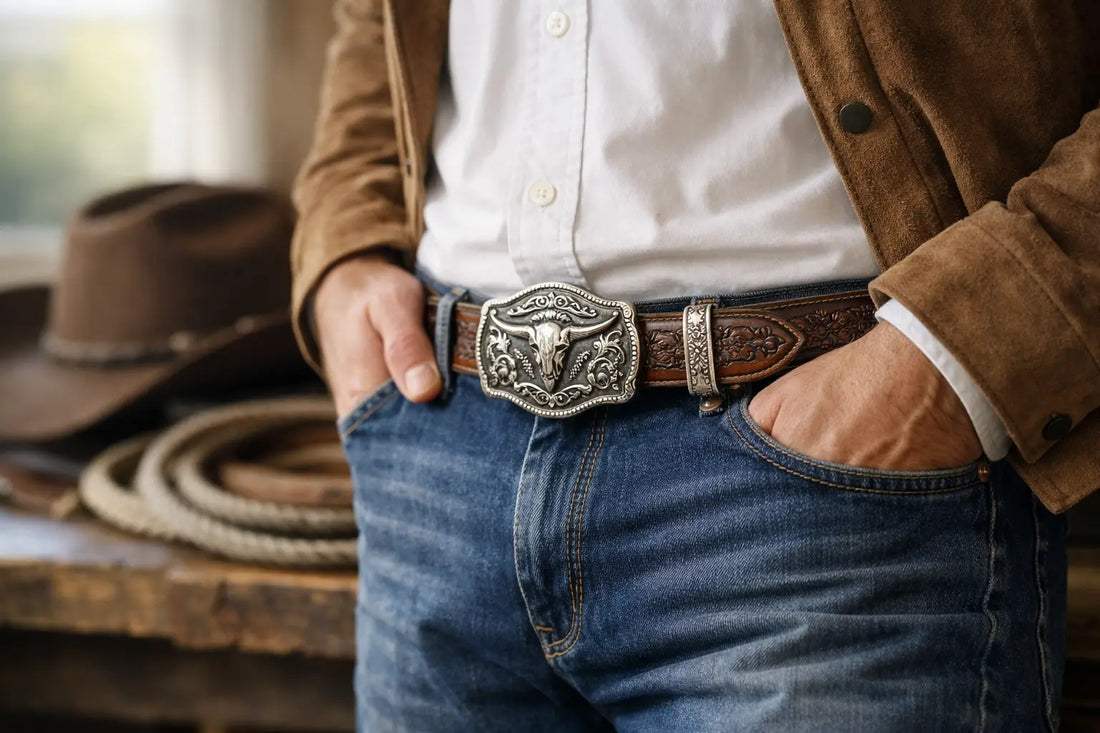 How to Wear a Western Belt Well