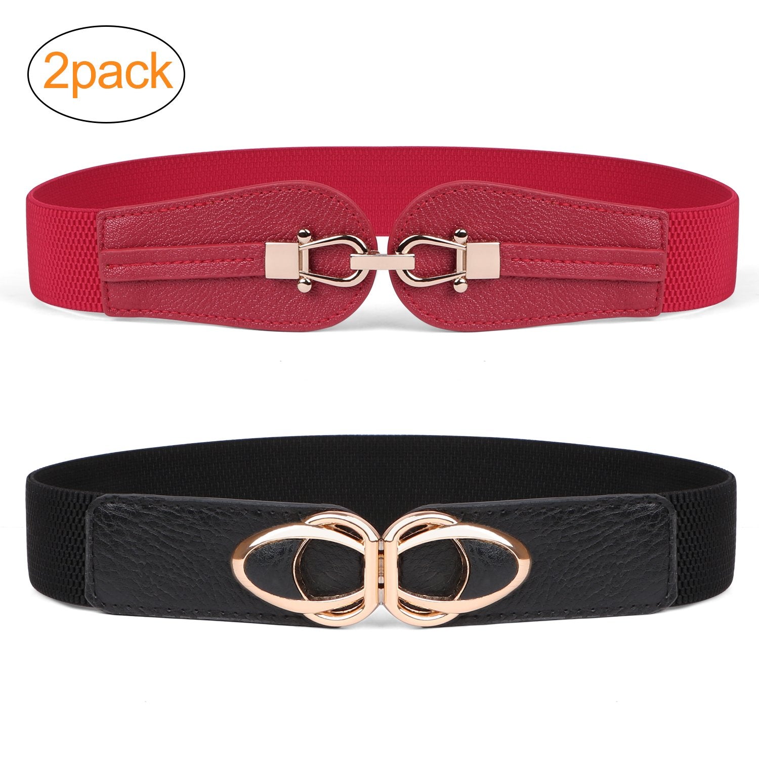 Women Stretchy Wide Waist Belt for Dress Ladies Elastic Cinch Retro Belt - Beltbuy Store